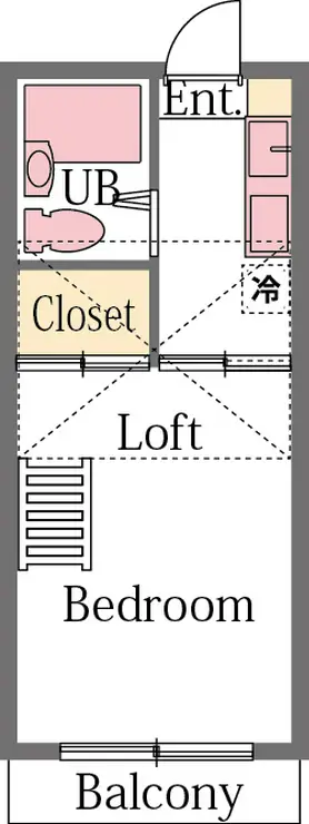 アリス川越 2階階 間取り