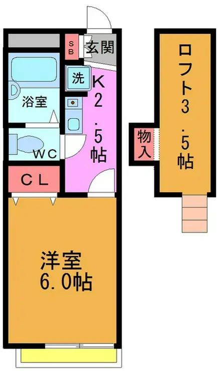 サンフェリア 1階階 間取り