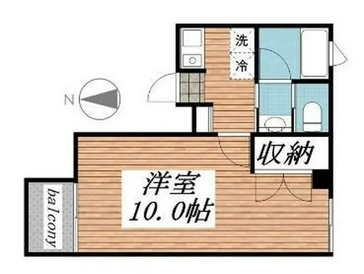 エクセル河原 4階階 間取り