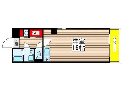 アメニティタツミ(ワンルーム/3階)の間取り写真