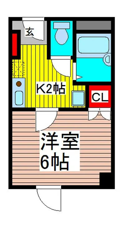 ウィンビル西川口 3階階 間取り