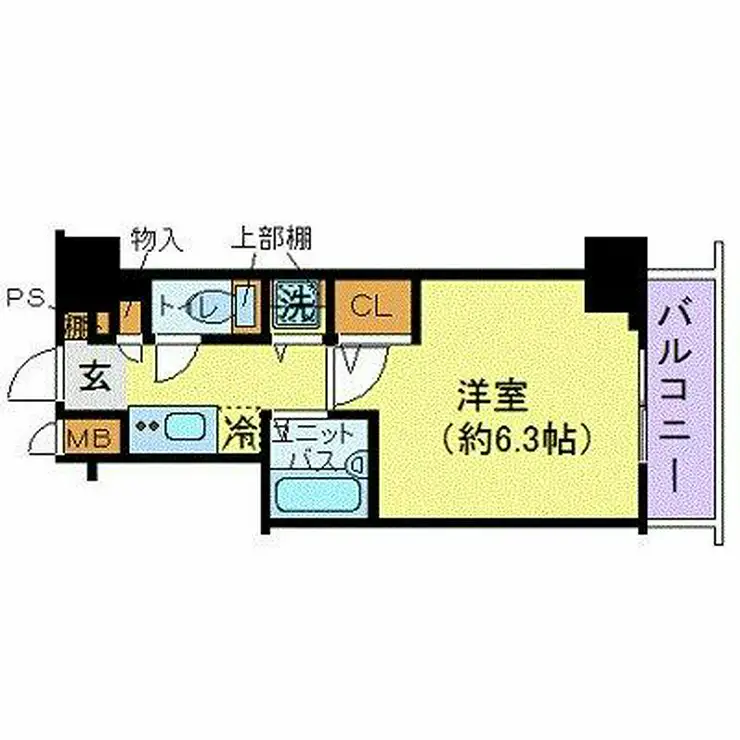 フェニックス西新宿弐番館 5階階 間取り