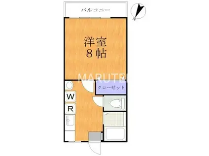 ジュネスMT(1K/1階)の間取り写真