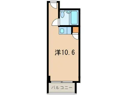 ランジェ青山(ワンルーム/7階)の間取り写真