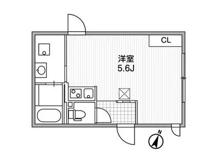 ALERO代々木(ワンルーム/3階)の間取り写真