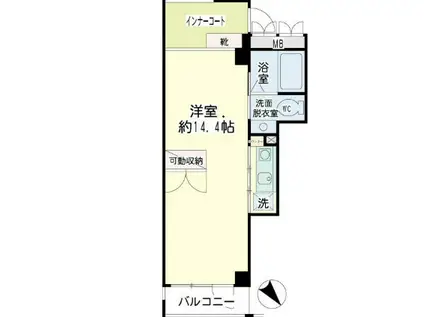 LUMINOUSHIYOSHI(1K/3階)の間取り写真