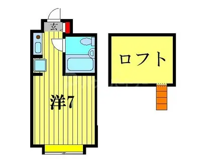 コスモグラシア大塚(1LDK/2階)の間取り写真