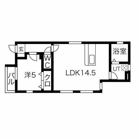 LEGIOIEささしまライブ駅4(1LDK/1階)の間取り写真