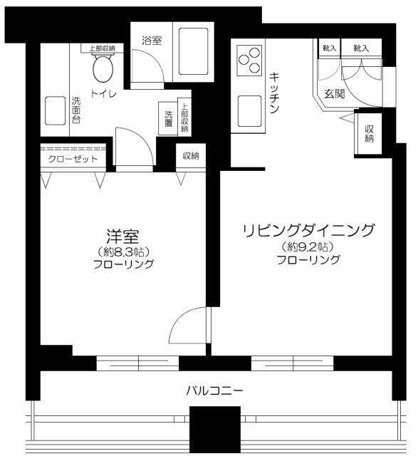 レグノ・セレーノ(1LDK/12階)の間取り写真