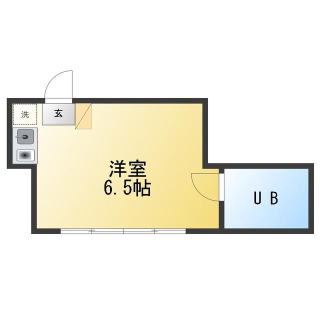 メゾンフジヒラ(ワンルーム/2階)の間取り写真