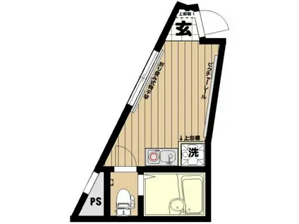 フォルム池袋プレミアム(ワンルーム/3階)の間取り写真