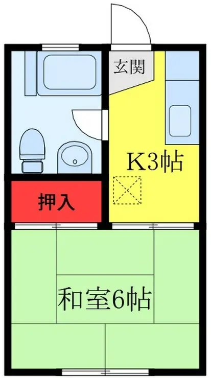神田マンション 3階階 間取り