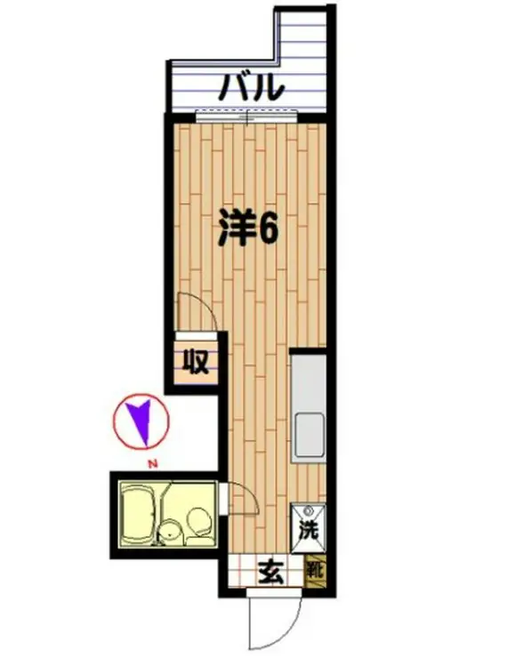 メゾンマイネ 3階階 間取り