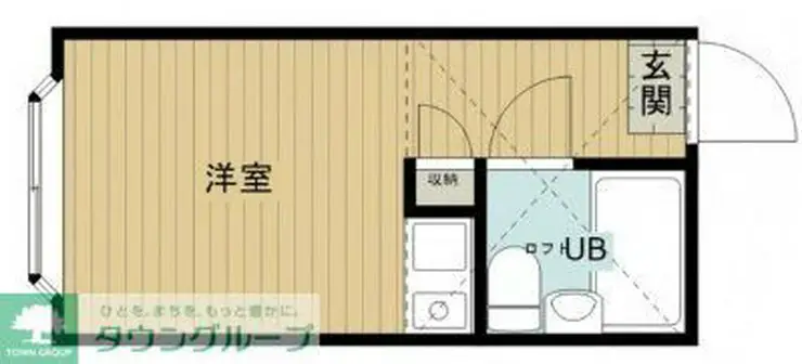 ハイツ新河岸 2階階 間取り