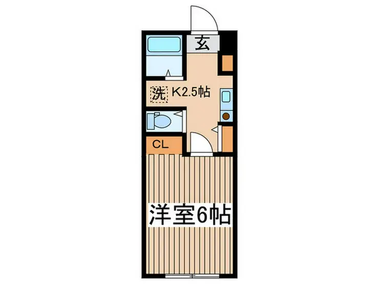 プチメゾン宮西 1階階 間取り