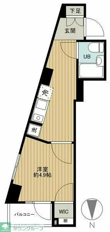 ヴェルト五反田イースト 10階階 間取り