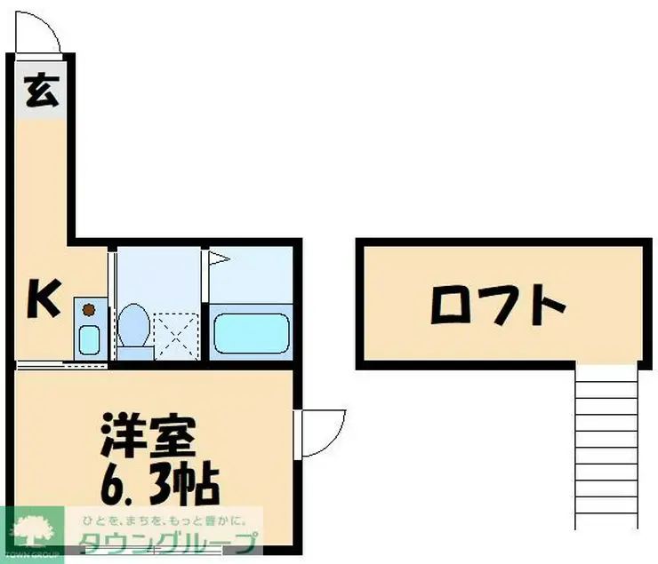 カトルセゾン調布 2階階 間取り