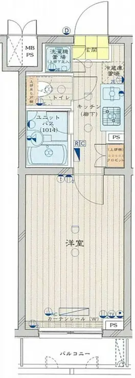 ルーブル中野弥生町 2階階 間取り
