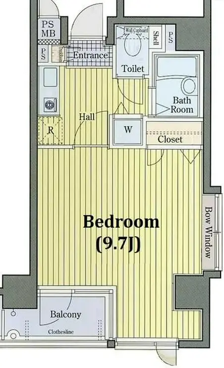 ガーラ銀座東 6階階 間取り