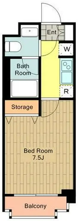 ベルファース立川 3階階 間取り