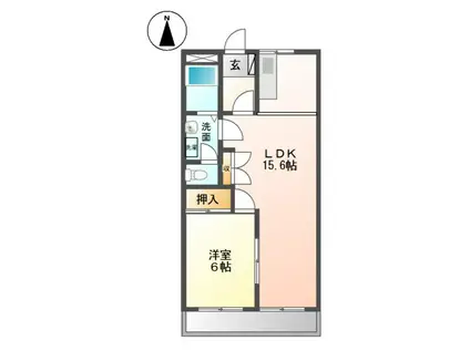 コンフォース510(1LDK/1階)の間取り写真