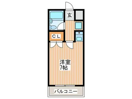 OHOUSES11(ワンルーム/3階)の間取り写真