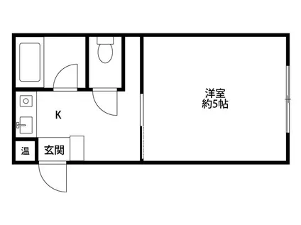 プラザドゥロード(1K/3階)の間取り写真