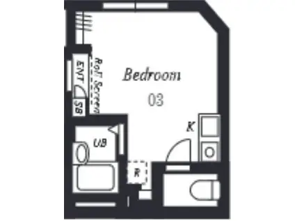 プラチナフォルム西巣鴨(ワンルーム/1階)の間取り写真