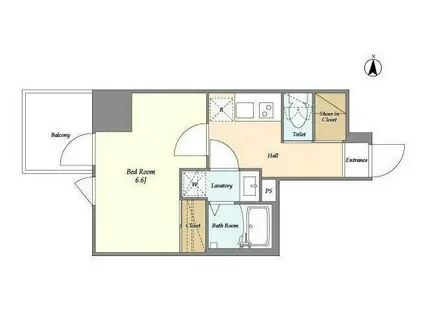 TSレジデンス北上野(1K/13階)の間取り写真