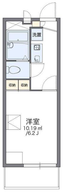 レオパレスサントーヨー(1K/1階)の間取り写真