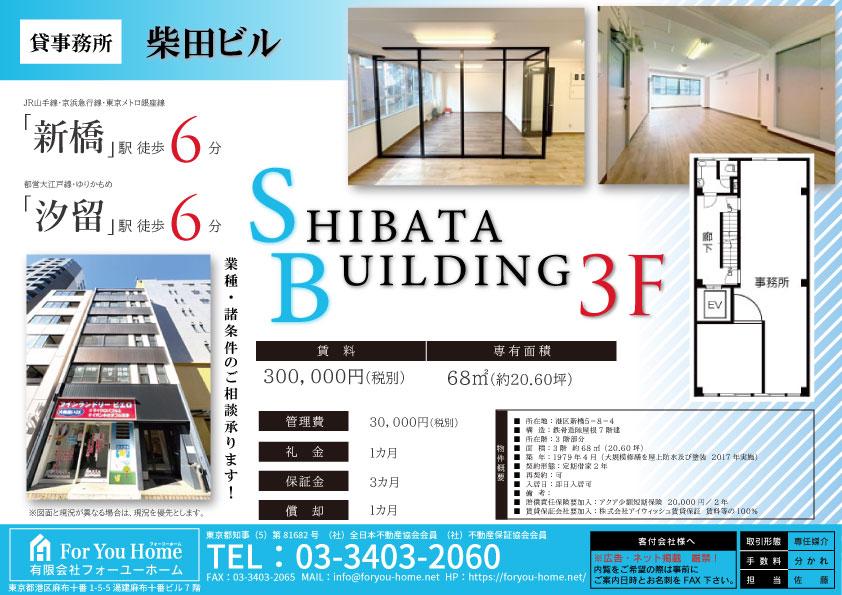 柴田ビル(ワンルーム/3階)の間取り写真