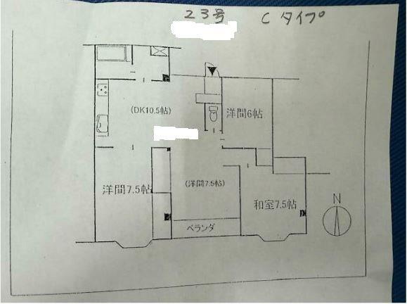 クリエートヒルズ前橋元総社(4LDK/2階)の間取り写真
