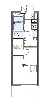 東京メトロ有楽町線 氷川台駅 徒歩10分 3階建 築20年(1K/1階)の間取り写真