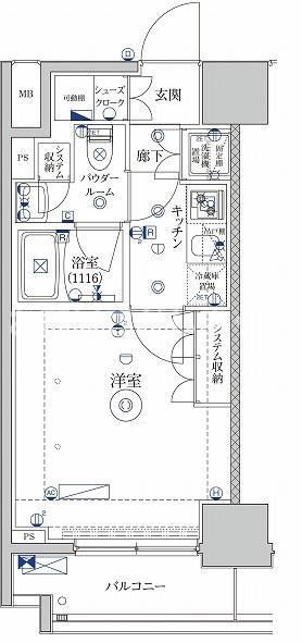 セジョリ板橋坂下学生・社会人にオススメ初期費用分(1K/3階)の間取り写真