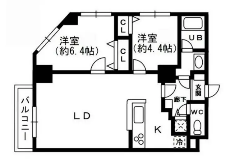 KDXレジデンス秋葉原 4階階 間取り