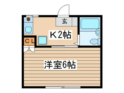 齋藤第5ビル(1K/3階)の間取り写真