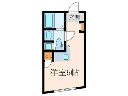 ARROWSAL EBISU-MINAMI(ワンルーム/3階)の間取り写真