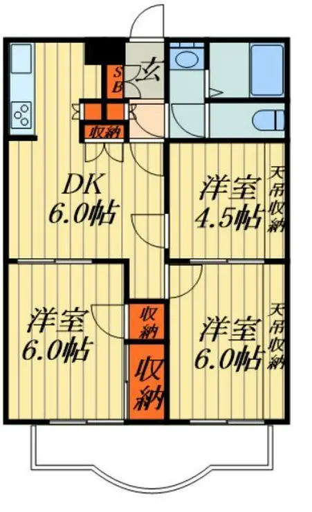 センチュリー川口 1階階 間取り