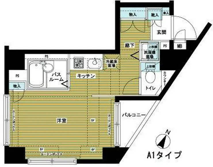 フェニックス目黒 3階階 間取り