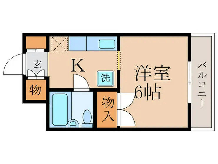 アビタシオン下井草 5階階 間取り
