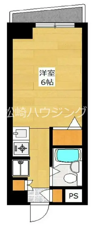ハラスパジオ中野 3階階 間取り