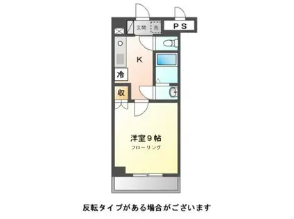 グランシャリオII(1K/3階)の間取り写真