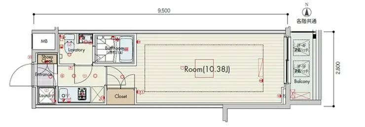 ビバリーホームズ吉祥寺北 3階階 間取り