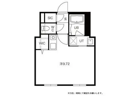 GRAND SUCCESS LUSSO(ワンルーム/2階)の間取り写真