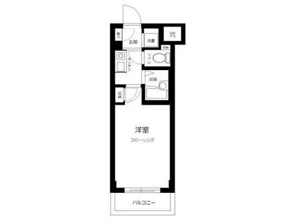 菱和パレス池袋要町(1K/3階)の間取り写真