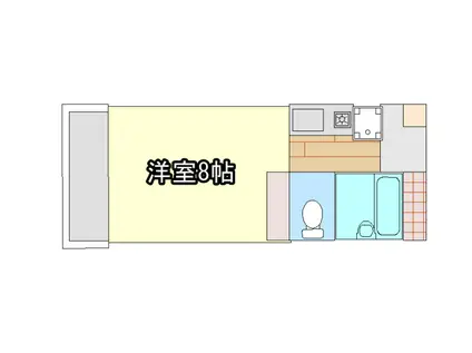 かずみね(1K/1階)の間取り写真