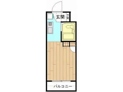 マンションシュウメイ(ワンルーム/4階)の間取り写真