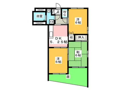 メゾン・エトワール(3DK/1階)の間取り写真