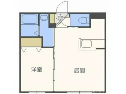 SPERANZA KITAMARUYAMA(1LDK/4階)の間取り写真