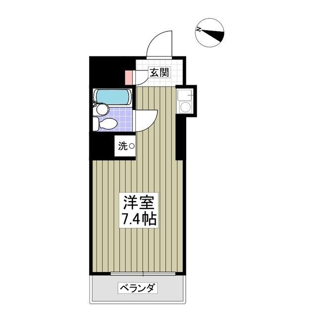 アーバンハイム寿(ワンルーム/3階)の間取り写真